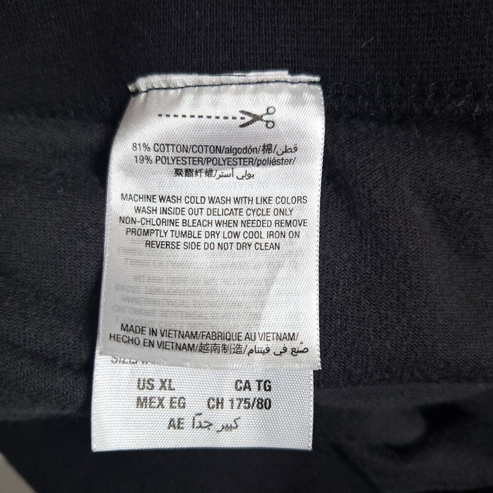 Vintage Juicy Courture Black Drawstring Velvet Sweatpants size XL - Picture 3 of 6